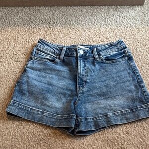 Classic Blue Denim Women's Shorts